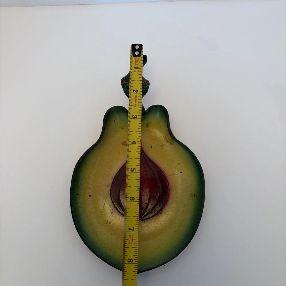 Original Creations in Leather Candles In The Rain Avocado Made in USA Trinket